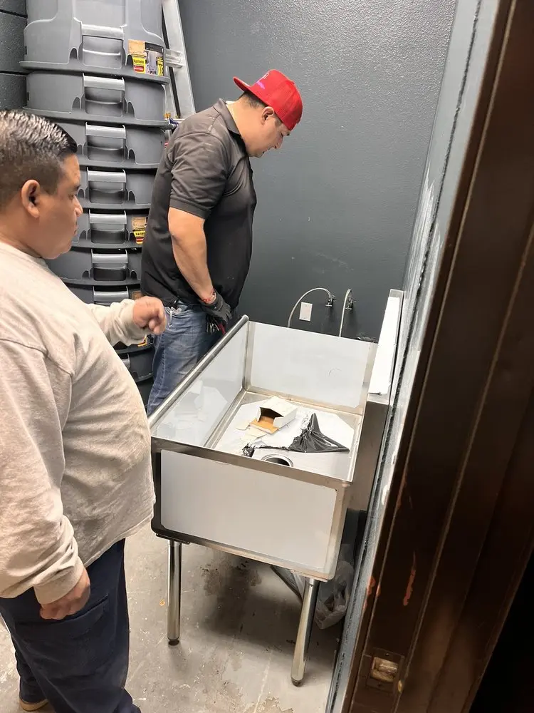 Commercial plumbing and sink installation in Sahuarita
